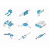 Ресурсный набор Bracket Robot Pack-Blue - «globural.ru» - Казань