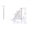 Треугольная пластина из анодированного алюминия Triangle Plate 6*8 (Pair) - «globural.ru» - Казань