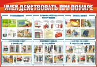 Стенд "Умей действовать при пожаре" - «globural.ru» - Казань