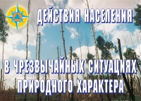 Комплект плакатов "Действия населения в ЧС природного характера" - «globural.ru» - Казань