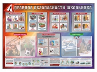 Стенд-уголок "Правила безопасности школьника" - «globural.ru» - Казань