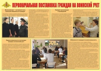 Плакат "Первоначальная постановка граждан на воинский учет" - «globural.ru» - Казань