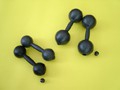Гантели пластмассовые 0,45 кг с наполнителем - «globural.ru» - Казань