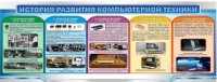 Стенд "История развития компьютерной техники" (вариант 2) - «globural.ru» - Казань
