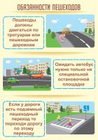 Стенд "Обязанности пешехода часть 2" - «globural.ru» - Казань