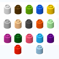  Элемент конструктора одиночный одноцветный Color Blocks 100 штук - «globural.ru» - Казань