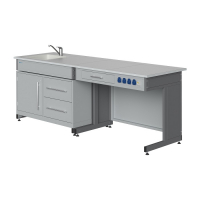 Стол демонстрационный (с раковиной, подводкой и отведением воды, сантехникой, электрическими розетками, автоматами аварийного отключения тока) - «globural.ru» - Казань