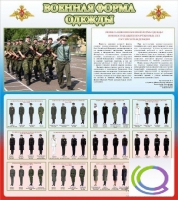 Стенд "Военная форма одежды (герб РФ)" - «globural.ru» - Казань