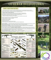 Стенд "Огневая подготовка" (вариант 3) - «globural.ru» - Казань