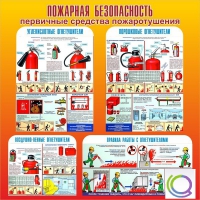 Стенд "Пожарная безопасность" (вариант 2 в ассортименте) - «globural.ru» - Казань