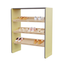 Полка для обуви во входную группу из коллекции мебели «НЕГА» (цвет желтый) - «globural.ru» - Казань