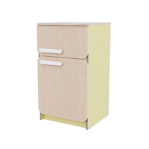 Холодильник из коллекции «НЕГА» (желтый) - «globural.ru» - Казань