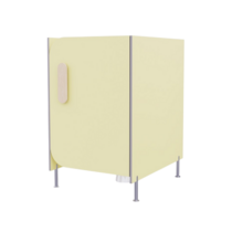 Гигиеническая кабинка из коллекции «НЕГА» (цвет желтый) - «globural.ru» - Казань