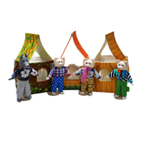 Набор шагающих кукол к сказке "Три поросенка" - «globural.ru» - Казань