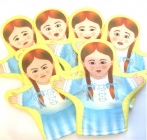 Набор кукол - рукавичек  "Эмоции. Девочки" - «globural.ru» - Казань
