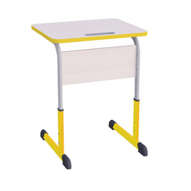 Парта одноместная Smarty Key с полиуретановой кромкой регулируемая по высоте  - «globural.ru» - Казань