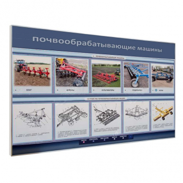 Электрифицированный светодинамический стенд «Почвообрабатывающие машины» - «globural.ru» - Казань